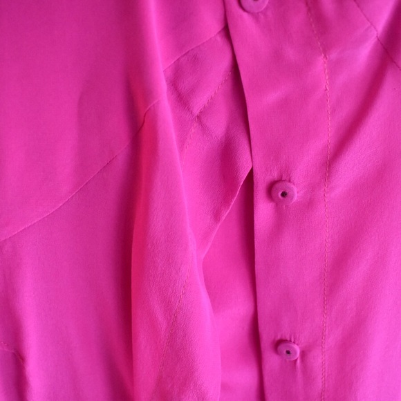Shakuhachi 100% silk button up (purchased at UO) - Picture 3 of 5